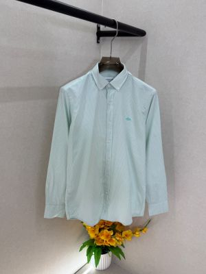 Lacost  Green Lining Embroidery Logo Oxford Lycra Premium Shirt F3739-GR
