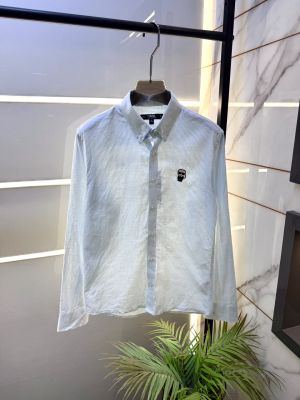 Karl Lagerfeld Lining Back Printed Premium Sky Shirt F4012-SK