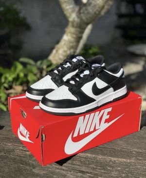 Nikkee SB Dunk Low Panda BlackWhite Mens