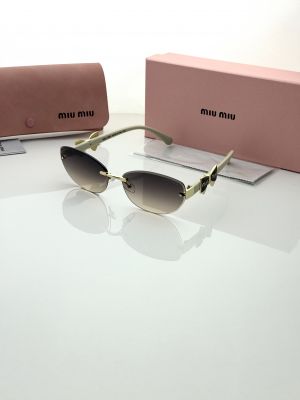 Miu.miu 26033 peach shaded