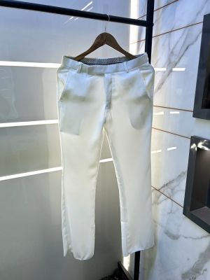 Balmai  Paris Imported White Super Premium korean Trouser F3648-WH