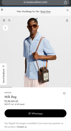 Loui_Vuitton Milk Bag in Monogram canvas High End Quality With Premium Packaging