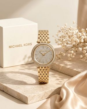Michael_l Kors Darci Crystal Gold