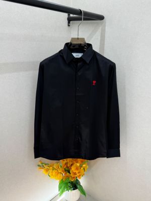 Ami Logo Black Super Premium Shirts F3933-BL