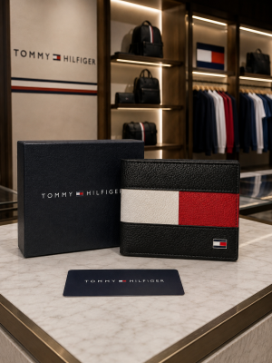 Tommy Hilfiiger Black Mens Wallet (178)