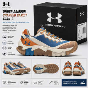 UNDERR ARMOURR ATHLETIC HIKING BAYOU ORANGE CANTALOUPE GUM TAN FIX