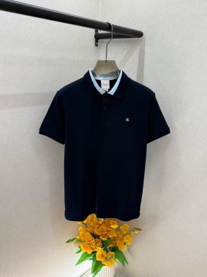 Calvi _Klein Navy Collar Neck Premium Polo T-shirt F5018-NY