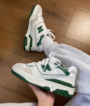 NEWW BALANCE 550 WHITE GREEN FOR MEN