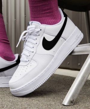 Nik Airforce 1 Low Black Swoosh