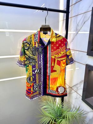 Versace Premium Half Sleeves Printed Shirt With Brand Box Packing And Carry Bag F4011-A1