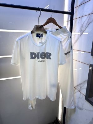Christian Dio White Imported Premium Track Suit With Brand Carry Bag Packing F3979-WH