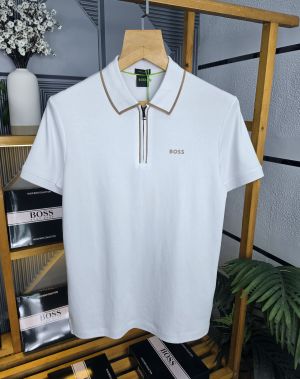 Bos Collor T Shirt White K258-W