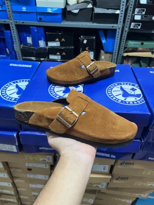Birkenstock Boston Tan Suede