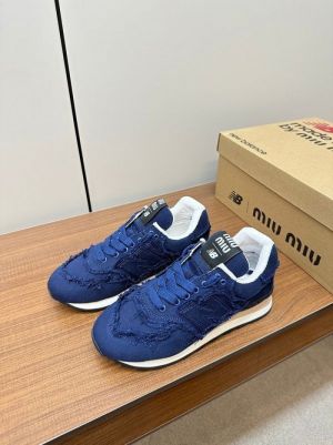 New bala 574 x Miu Miu denim sneakers fixed