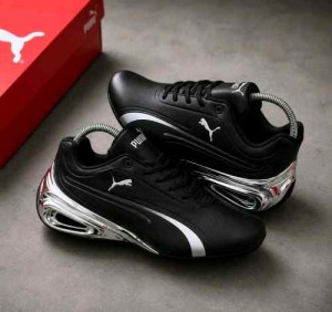 Pumaa black future super gt golf sneakers 595