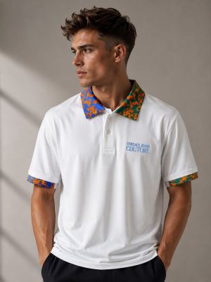 VERSACCE Premium Quality Store Article Collar Neck POLO Tshirt GZ_0386
