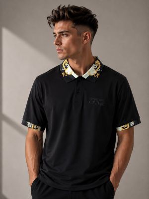 VERSACCE Premium Quality Store Article Collar Neck POLO Tshirt GZ_0387