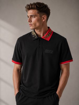 VERSACCE Premium Quality Store Article Collar Neck POLO Tshirt GZ_0388
