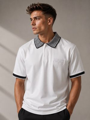 VERSACCE Premium Quality Store Article Collar Neck POLO Tshirt GZ_0390