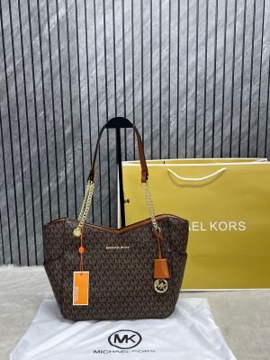 Michaell Kors CB Coffee-Brown Jet Set High Quality Tote With Original DustCover & CarryBag