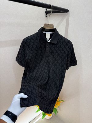 Calvi _Klein Grey Collar Neck Premium Polo T-shirt F5018-GY