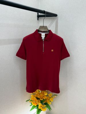 Calvi _Klein Maroon Collar Neck Premium Polo T-shirt F5018-MA