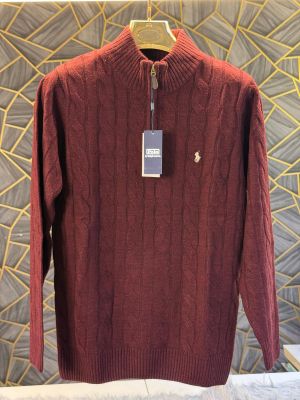 sale Ralp Lauren Maroon Knitted Premium Pull Over (1929)