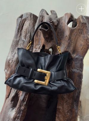 Balmaiin Medium Anthem Bag In Smooth Leather With DustCover
