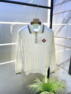 Casablanca Knitted Imported White Premium Sweatshirts F3339-WH