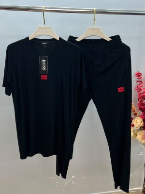 Boss Black Premium Tracksuit with Soft Cotton Fabric nd Emboss Logo 4469