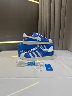ADIIDAS X A BATHING SUPERSTAR VINTAGE BLUE WHITE FIX