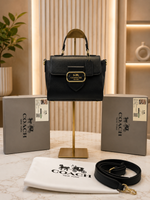 Coac Khaki Morgan Mini Satchel with box 1913