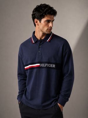 TOMMMY HILFIGER Premium Quality Collar Neck Full Sleeves T-shirt GZ_0394