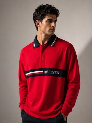 TOMMMY HILFIGER Premium Quality Collar Neck Full Sleeves T-shirt GZ_0396