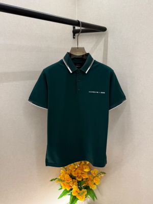 Boss x Porsche Green Premium Collar Neck Polo T-shirt With Brand Box Packing F3843-GR