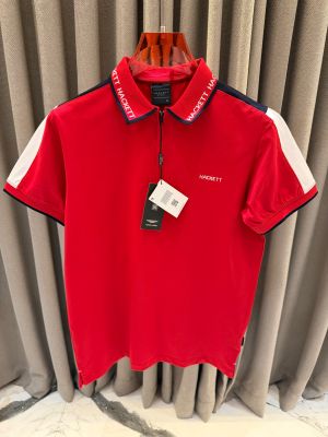 Hacket Chest Logo Box Pack Polo T-shirt Red