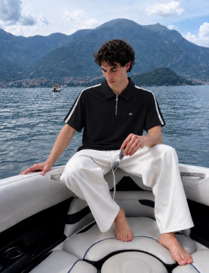 Calvi-xn Klein IMPORTED STORE ARTICLE POLO T SHIRT BLACK
