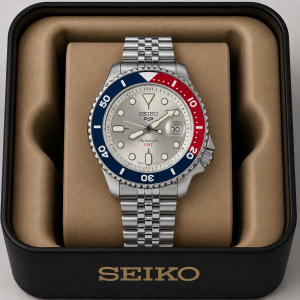 Seiko GMT Mens Quartz Watch
