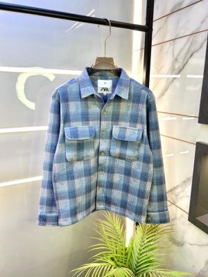 Zar  Imported Blue Super Premium Shacket F3231-BU