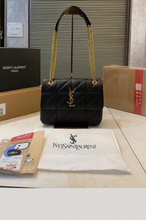 YSL SAINT LAURENT COLLEGE MEDIUM CHAIN BAG  khaki dubble box packing 5651