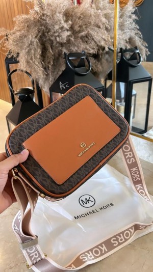 Michael kor logo print Maeve crossbody with box 1004