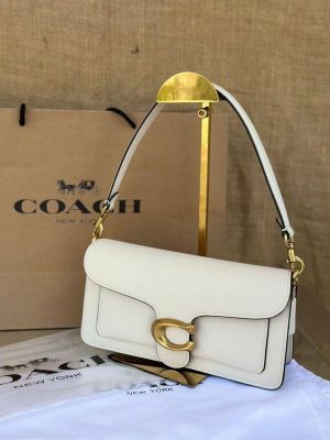 Coacch Tabby 26 White Gold Premium Quality With Ogbox Satin Dustbag & Dual Belts & All tags Model No 08 high quality cc box
