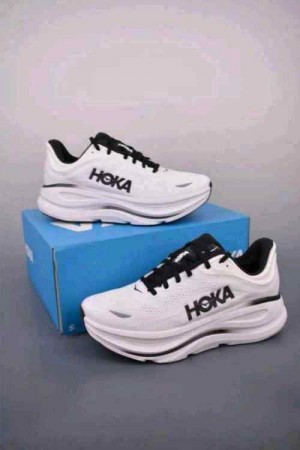 Hoka Bondi 9 White Black 126