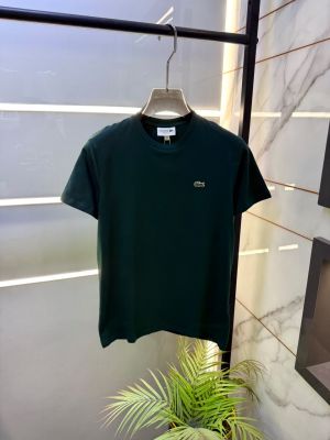Lacost Green Round Neck Embroidery Logo Premium Polo T-shirt F5069-GR