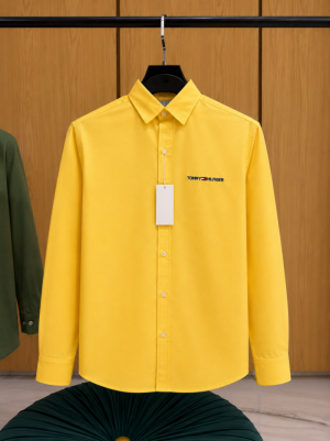 TOM-Y HILFIGER IMPORTED STORE ARTICLE SHIRT LINEN FABRIC