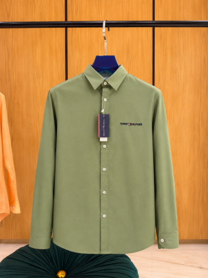 TOM-Y HILFIGER IMPORTED STORE ARTICLE SHIRT LINEN FABRIC
