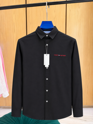 TOM-Y HILFIGER IMPORTED STORE ARTICLE SHIRT LINEN FABRIC