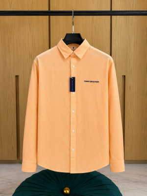 TOM-Y HILFIGER IMPORTED STORE ARTICLE SHIRT LINEN FABRIC