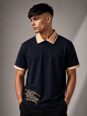 BURBERRRY Premium Quality Collar Neck Polo Tshirt GZ_0406