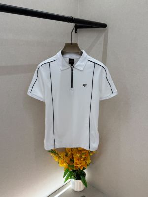 Arma Exchange White Polo Premium Collar Neck T-shirt F5029-WH